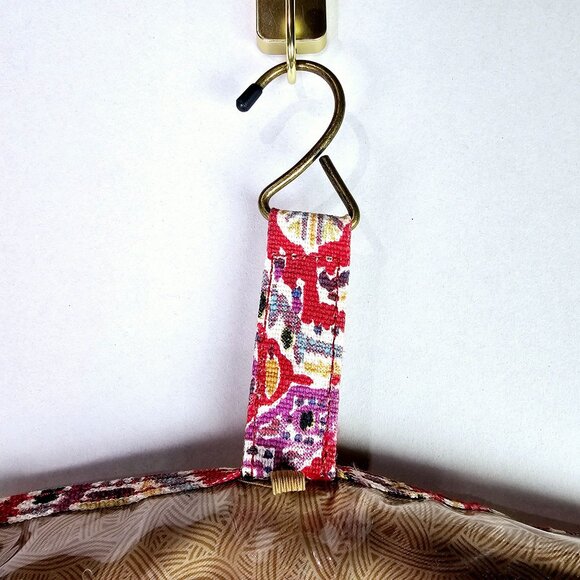 Sakroots Artist Circle Critter Travel Case Cosmetic Bag, Hanging, Large, EUC - Picture 11 of 12